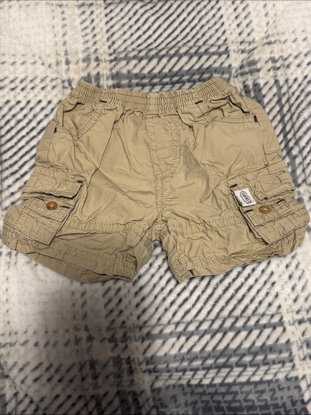 Baby Cargo Shorts in Khaki